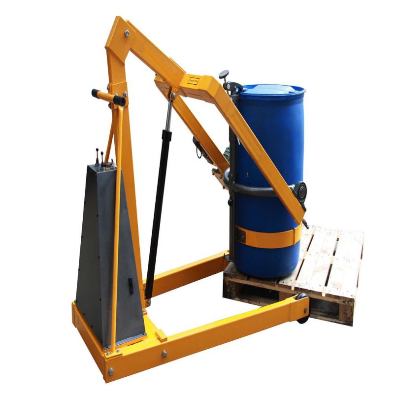 Electric Single-Arm Feeding Truck Stacker Oil Drum Fork Lifters Hydraulic Oil Forklift