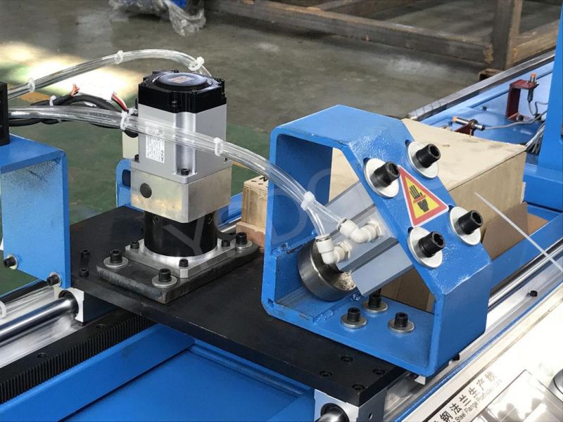 Ventilation Square Tube Oval Hole Punching Cutting Machine with Hydraulic Power/CNC Angle Steel Flange Production Line