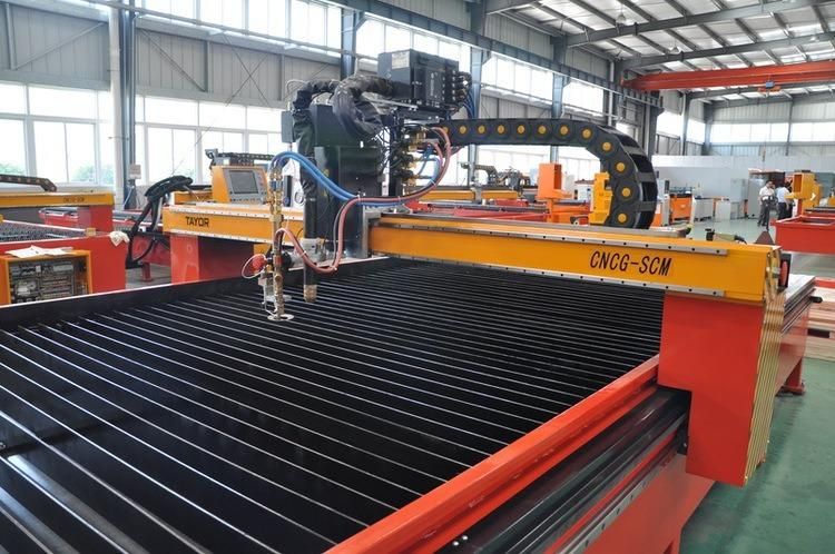 Heavy Duty Table Cnctg1530 Type CNC Plasma Cutting Machine From Tayor