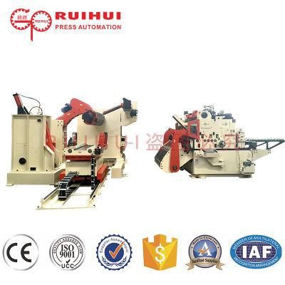 Press Feeder High Tensile Coil Feed System 3 in 1 Decoiler Straightener Feeder