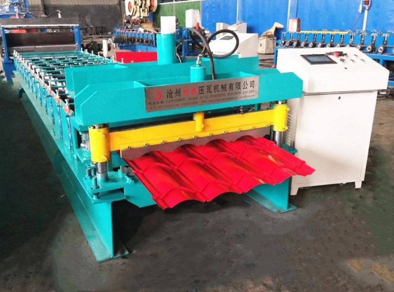 Kenya Popular Glazed Tile Roof Steel Roll Forming Machine /Steel Roof Tile Making Machine