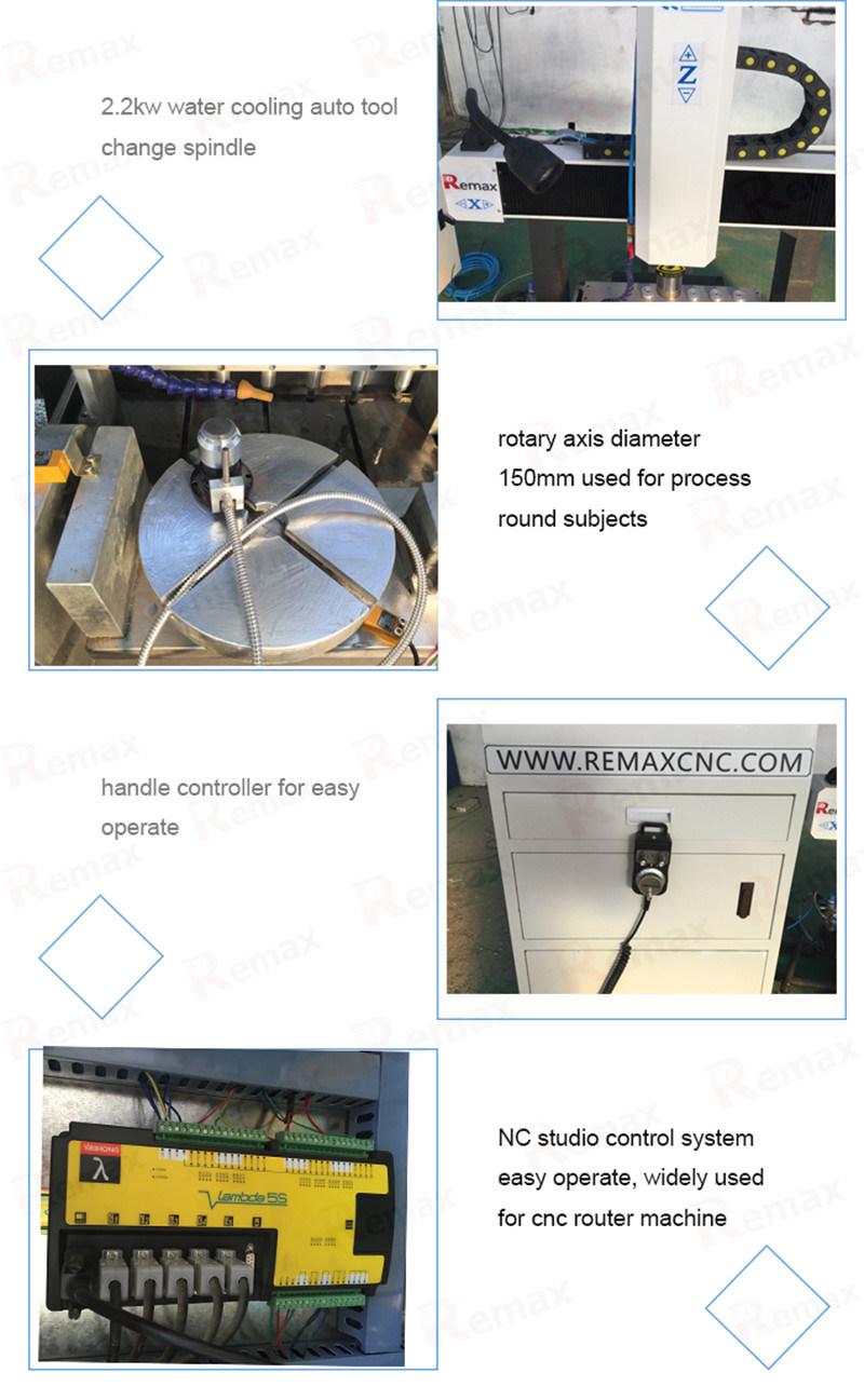 Remax Atc CNC 5 Axis 3040 Desktop Mini Milling Machine with 5 Axis Automatic Tool Changer