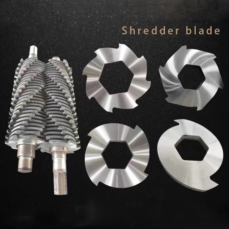 Double Shaft Metal Plastic Shredder Blades/Hot Sale Scrap Metal Double Shaft Shredder Blades