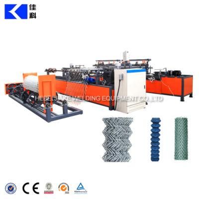 Automatic Diamond Mesh Chain Link Fence Machine for Cyclone Wire