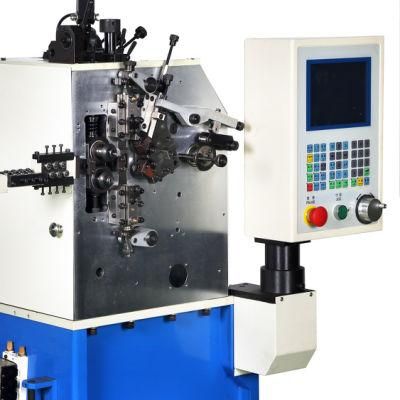 High Speed 2 Axis 0.1-0.8mm Computer Compression Spring Machine