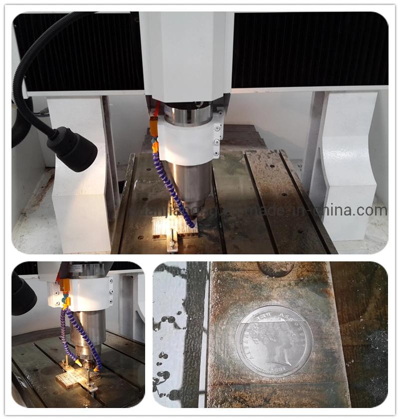 6060 CNC Router for Aluminum Copper, Iron, Metal Mold Engraving Machine
