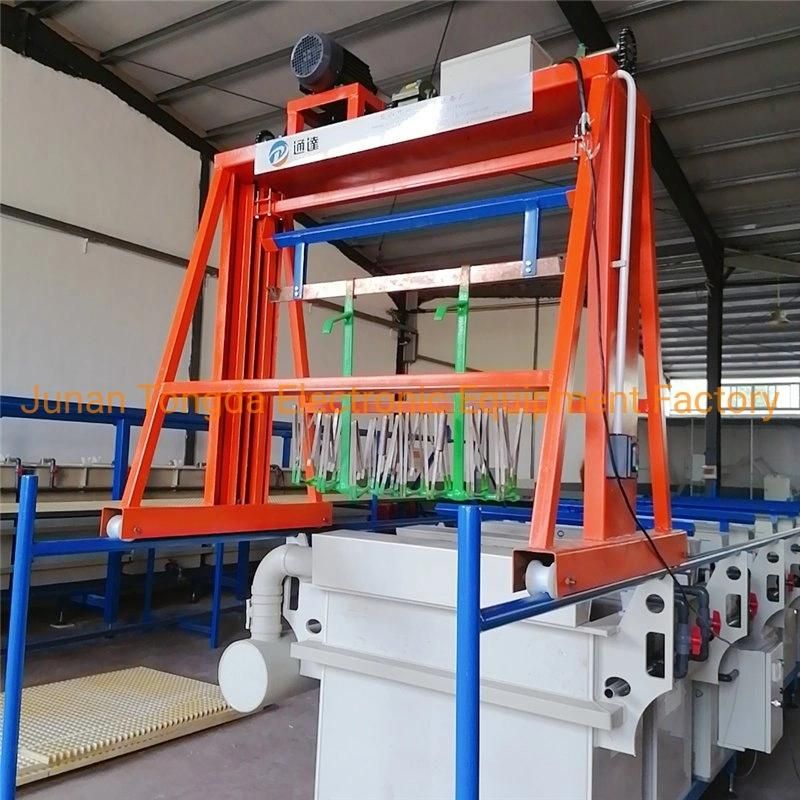 3000A Copper Plating Machine New Zinc Electroplating Plant for Rack