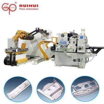 Coil Sheet Automatic Feeder with Straightener and Uncoiler Use in Major Automotive OEM and Press Line