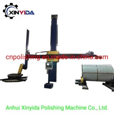 Quality Controlled Automatic 2-in-1 Stainless Steel Polishing Machine for Tank and Dish