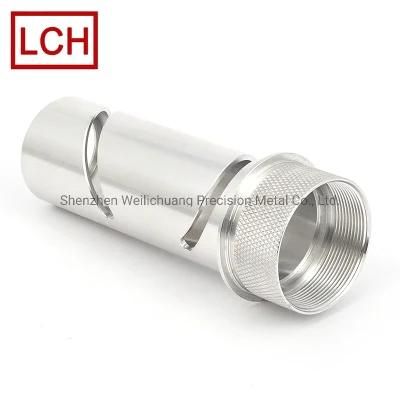 6061 Aluminum Precision CNC Machining Part LED Flashlight Housing