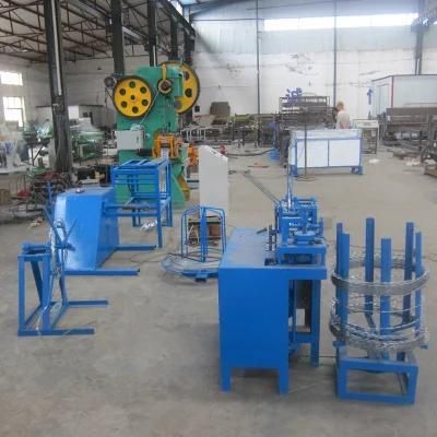 Save Material High Speed Razor Blade Barbed Wire Making Machine Equipment (9 strips 11 strips)