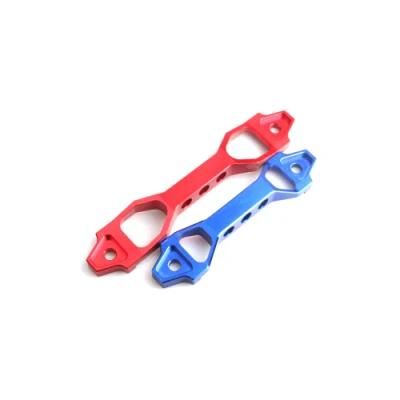 Aluminum Alloy Bracket CNC Precision Machining Anode Red Blue High-End Hot Selling Products Factory Custom Processing