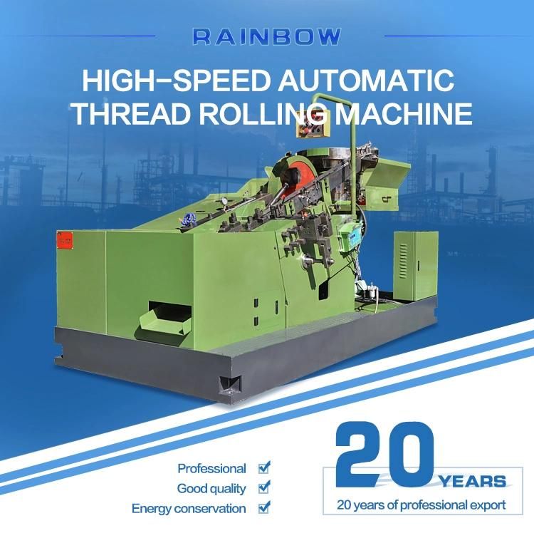 High Speed Fully Automatic Bolt Screw Thread Rolling Machine Manufacture Price