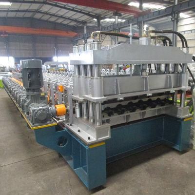 Aluminum Roofing Sheet Roll Forming Machine Single Layer Metal Tile Making Machine in China