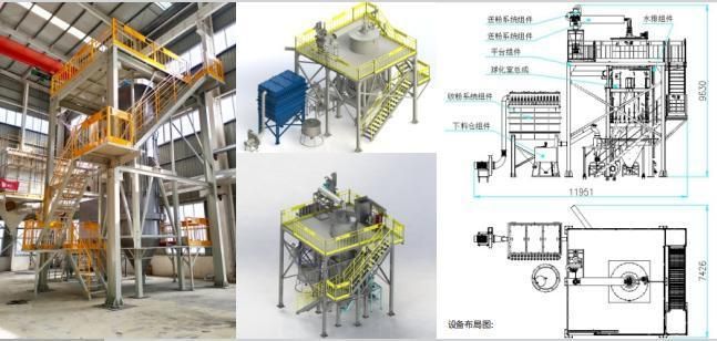 Flame Spheroidization for Spherical Alunima Silica Powders Production Spheriodizer Equipment for Metal Powder Large Scaled Modification