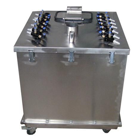 Square Centralized Powder Feed Hopper for Automatic Powder Coating Line
