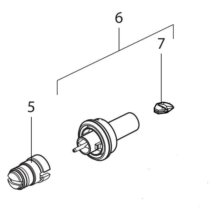 X1 Flat Spray Nozzle for Manual Powder Spray Gun