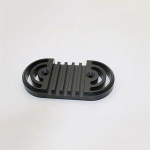 CNC Machined Aluminum Plate with Black Anodizing Surface