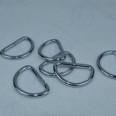 Custom D Shape Buckle for Handbag Women Belt Women Coat Gold D Ring Metal Spiral Ring