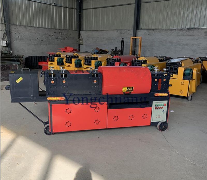Steel Pipe Straightening Machine with Rust Removal and Painting Function for Scaffolding Tube