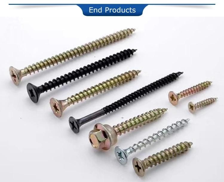 Chipboard Screw Machinery Taiwan Supplier /CNC Machining Iron Screws