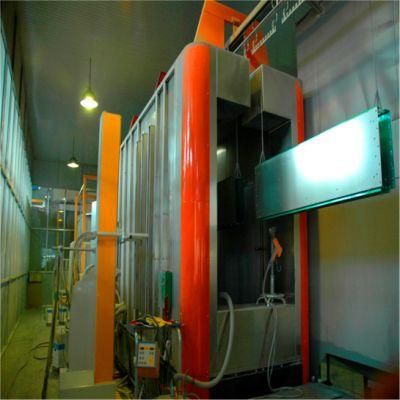 China Electrostatic Manual Powder Coating Spray Booth for Lamp Post with Ce