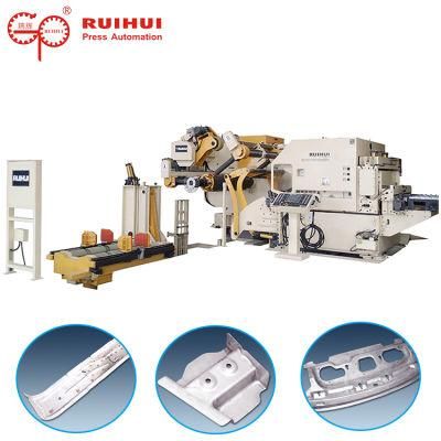 Coil Sheet Automatic Feeder with Straightener for Press Machine and Coil Handling System