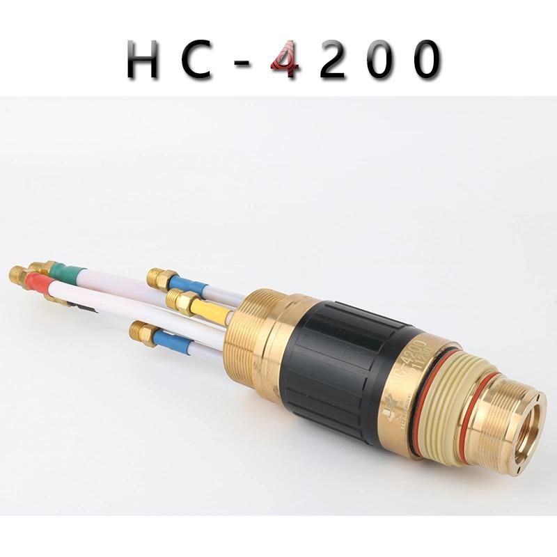 Jiusheng CNC Plasma Cutting Torch Consumables Electrode Nozzle Hc4200 Suitable for 400A Plasma Cutting Equipment