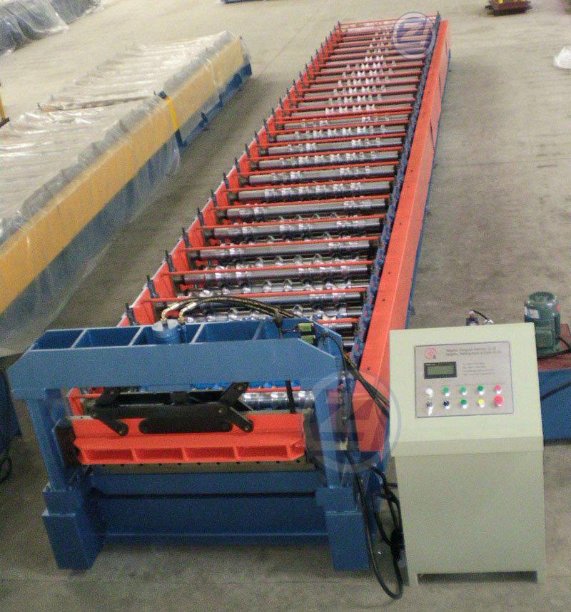 Aluminium Corrugated and Ibr Corrugated Metal Roof Sheet Roof Panel Roll Forming Machine with ISO9001/Ce/SGS/Soncap
