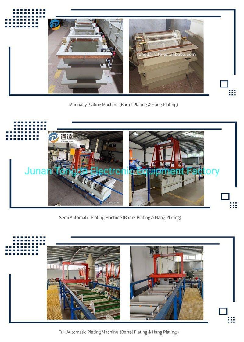 Tongda11 Electroplating Line Copper Plating Machine Galvanizing Equipment Plating Tanks