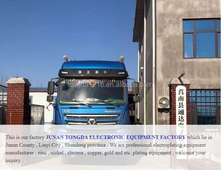 Tongda- Automatic Type Jig Plating Equipment Line Rack Plating Machine for Nickel/Copper/Chrome Plating