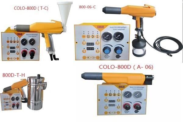 Double Control Unit Manual Electrostatic Powder Coating Equipment
