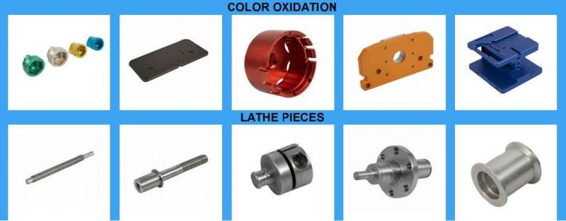 Custom Anodized Aluminium CNC Machining Spare Parts with 4 Axis Milling Machine Service