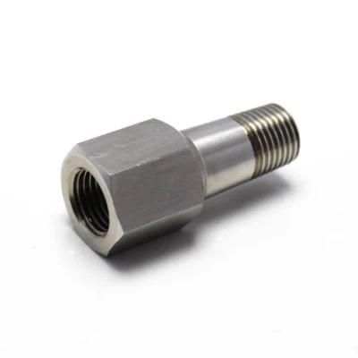 Custom Precision Machining Stainless Steel Turning Hex Screwed Nipple