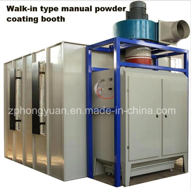 Manual Electrostatic Powder Coating Spray Booth