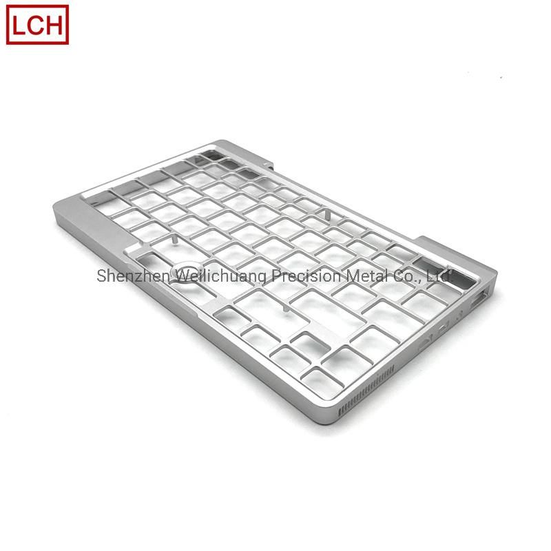 Precision Machinery Aluminum Parts CNC Machined Die Casting Parts Keyboard