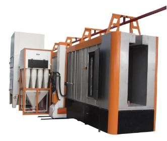 Multi Cyclone Powder Coating Spray Booth