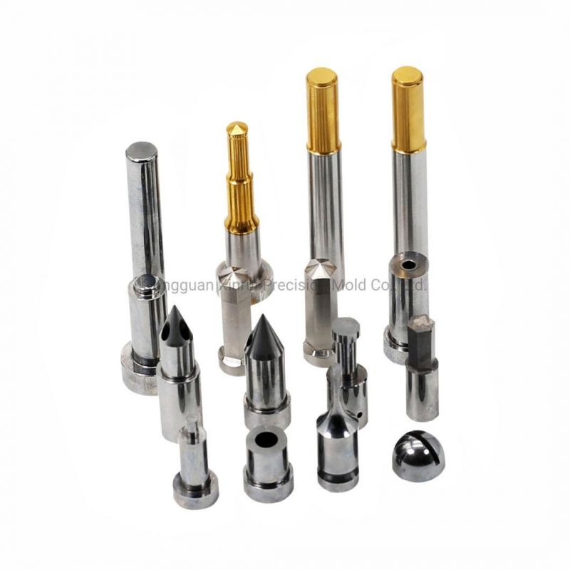 Customized Mold Components Ejection Pins Ti Coating CNC Processing Mold Parts.