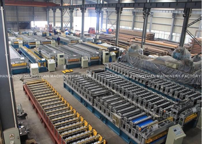 Metal Sheet Trapezoidal Roll Forming Machine Hangzhou Zhongyuan with ISO/Ce/SGS/Soncap