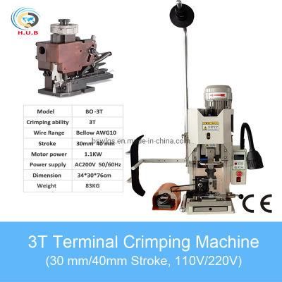3t European Applicator Terminal Crimp Machine Insulated Press Machine