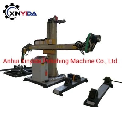 CNC Double Grinding Heads Polishing Machine for Disihed End and Tank Body to Mirror Effective