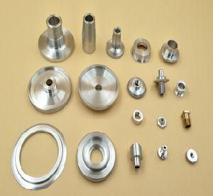 CNC Lathe Machining Aluminum Part, Material and Finishing, Compliant with RoHS Directive