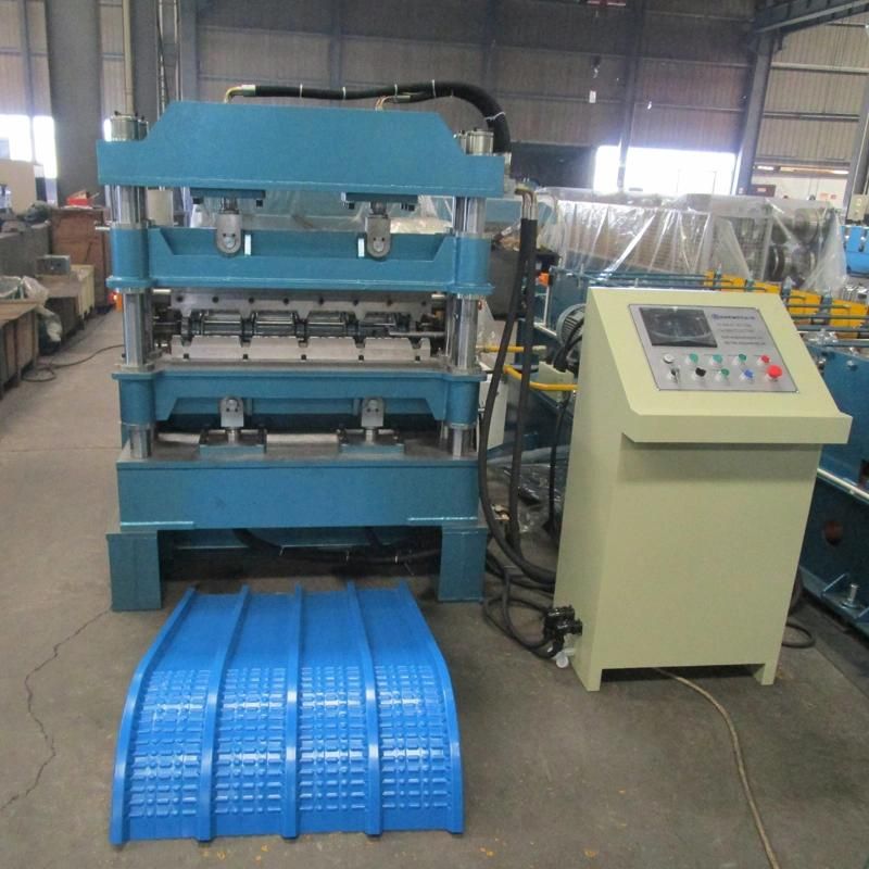 Metal Panel Material and Ce/ISO Certification Automatic Horizontal Hydraulic Roof Sheet Crimping Curved Roll Forming Machine