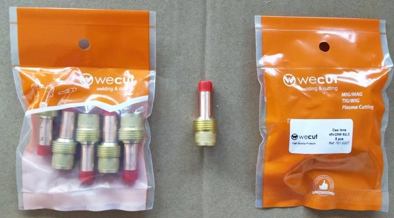 Welding Torch Gas Lens 45V25m 2.0mm (WECUT Brand) for Welding Parts