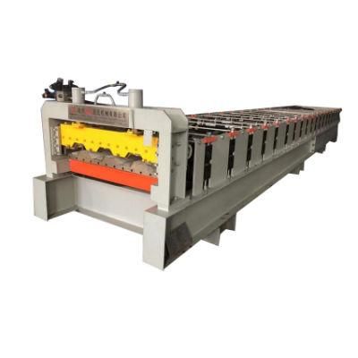 CE and ISO Metal Floor Deck Tile Roll Forming Making Machine