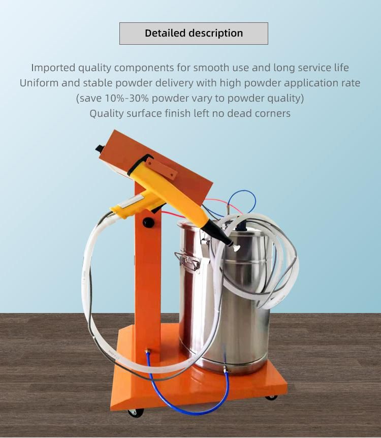 New Manual Electrostatic Powder Coating Machine Spray Gun Ours800