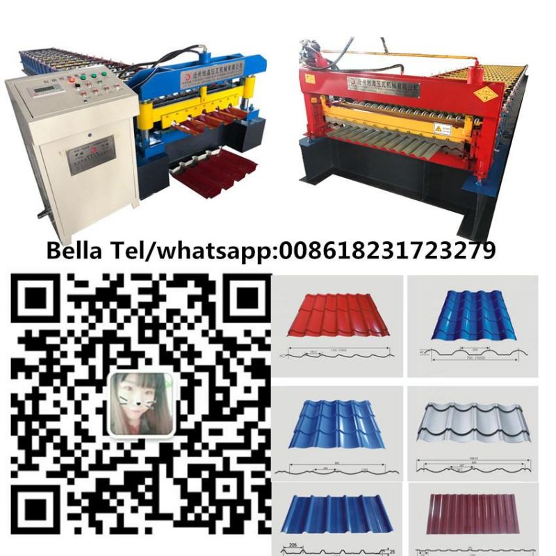 Africa Roof Panel Double Layer Roll Forming Machine