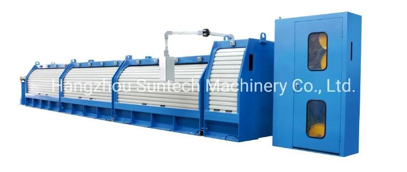 Continuous Annealer Aluminium Copper Rod Breakdown Coiling Wire Drawing Machine