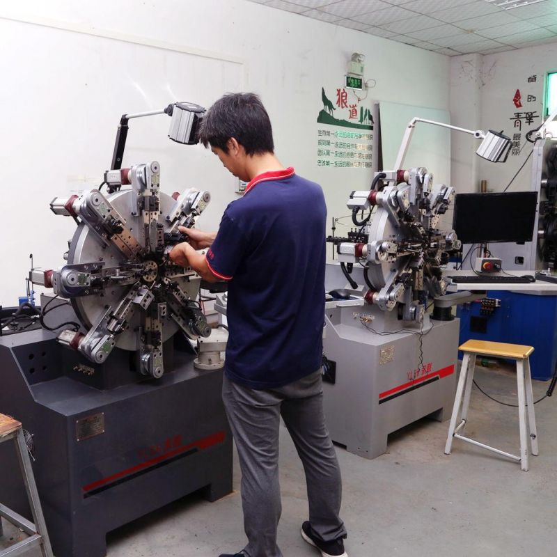 Wire Bending 10 Axis CNC High Speed Spring Machine