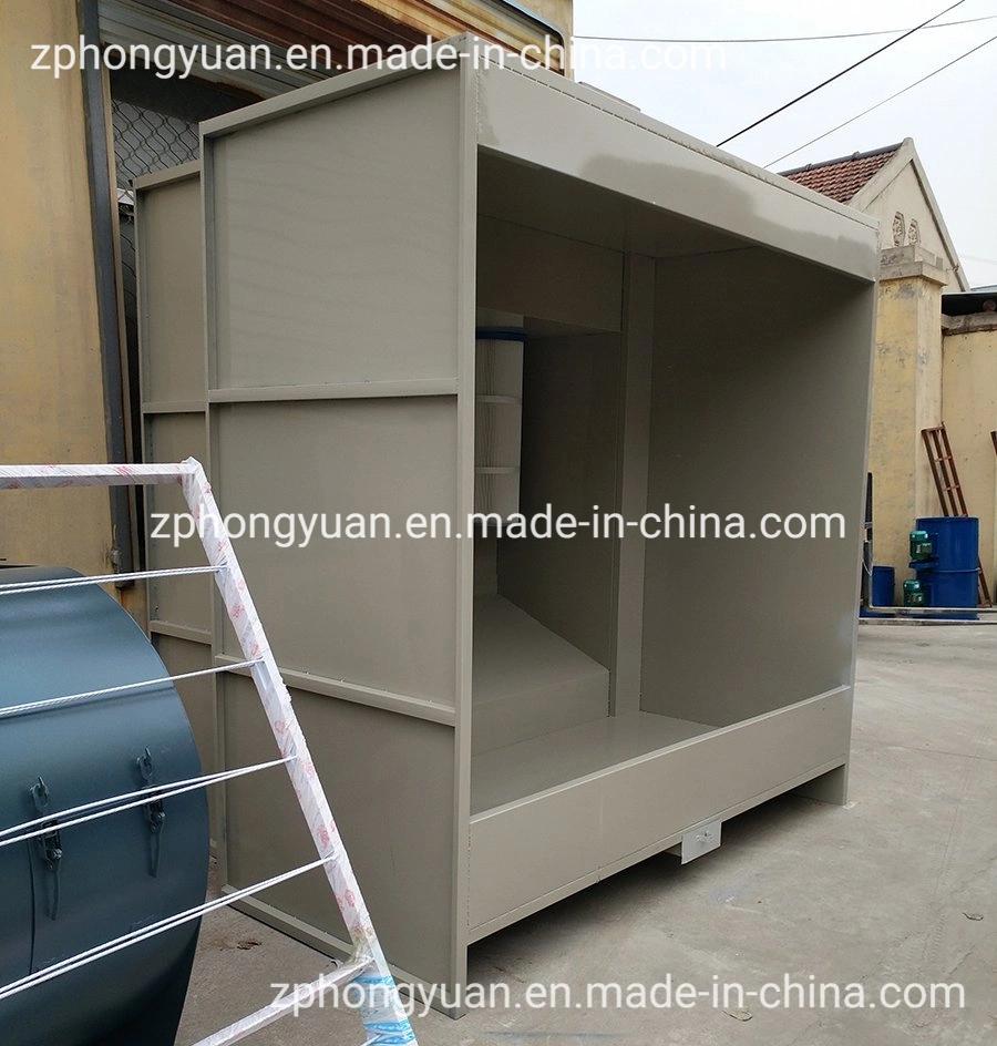 Electrostatic Powder Coating Booth with Recycle System